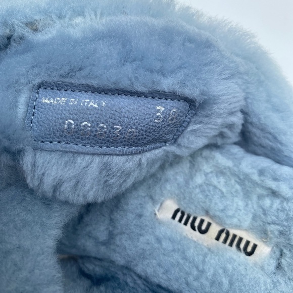 Miu Miu Shearling Espadrilles - Picture 6 of 8